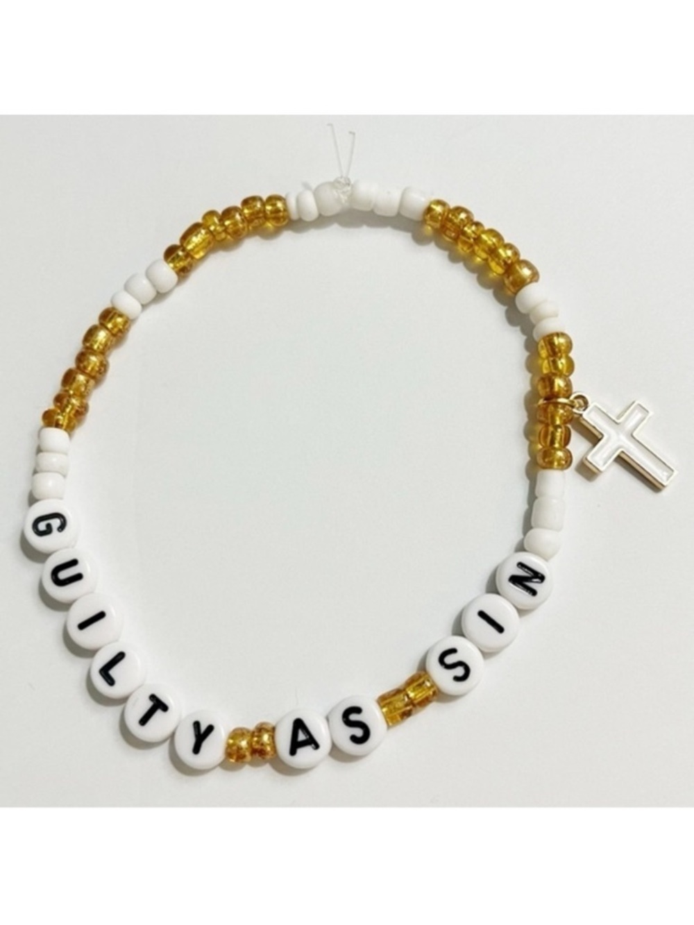 Taylor Swift Eras Tour Friendship Bracelet Guilty As Sin TTPD